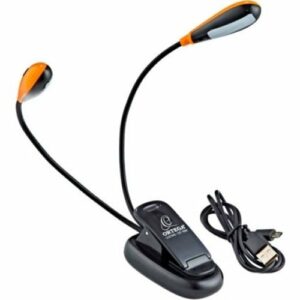 ORTEGA OML-D LAMPADA DA LEGGIO A LED CON DOPPIO BRACCIO RICARICABILE USB