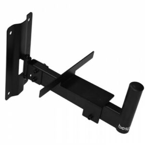 BESPECO BP750 SUPPORTO A MURO PARETE PER CASSA BP-750 IN ACCIAIO REGOLABILE COLORE NERO