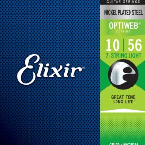ELIXIR 19057 OPTIWEB ELECTRIC NICKEL PLATED STEEL LIGHT  MUTA CORDE PER CHITARRA ELETTRICA 010/056
