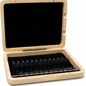 GEWA 751045 ASTUCCIO PORTA ANCE DOPPIE PER OBOE IN LEGNO 12 CANNE COLORE CHIARO