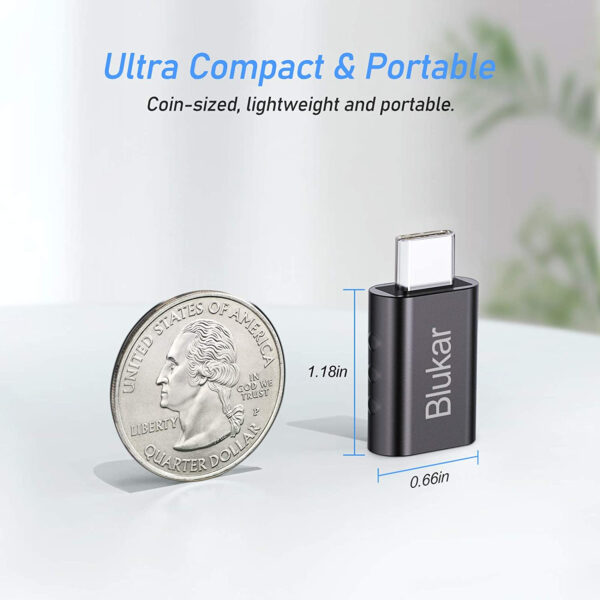 BLUKAR ADATTATORE USB C A USB 3.0  ALTA VELOCITA CONNETTORE OTG TIPO C A USB A COMPATIBILE ANDROID