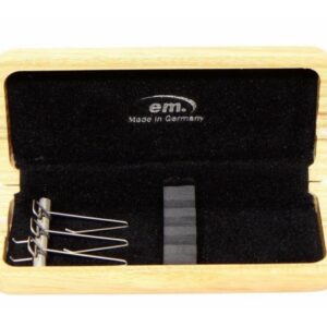 GEWA 711035 ASTUCCIO PORTA ANCE DOPPIE PER OBOE IN LEGNO 3 CANNE COLORE MOGANO