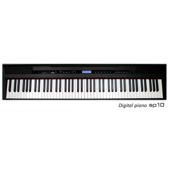 FBT SP10 B PIANO PIANOFORTE DIGITALE 88 TASTI PESATI SP-10 NERO