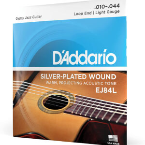 D’ADDARIO EJ84L MUTA CORDE PER CHITARRA ACUSTICA JIPSY JAZZ 010-044 EJ-84-L