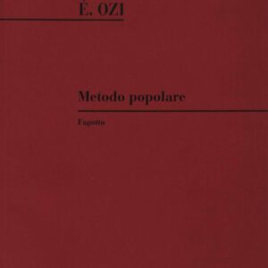E.OZI METODO POPOLARE PER FAGOTTO METODO LIBRO EDIZIONI RICORDI