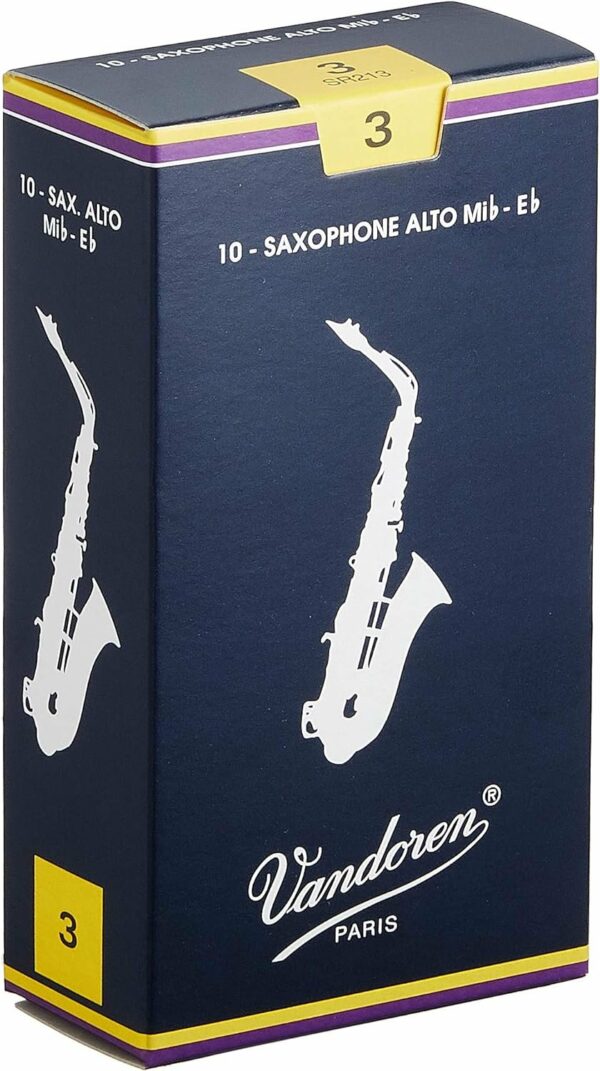 VANDOREN TRADITIONAL N.3  SCATOLA  ANCE SAX SASSOFONO ALTO CONTRALTO MIB 10PZ