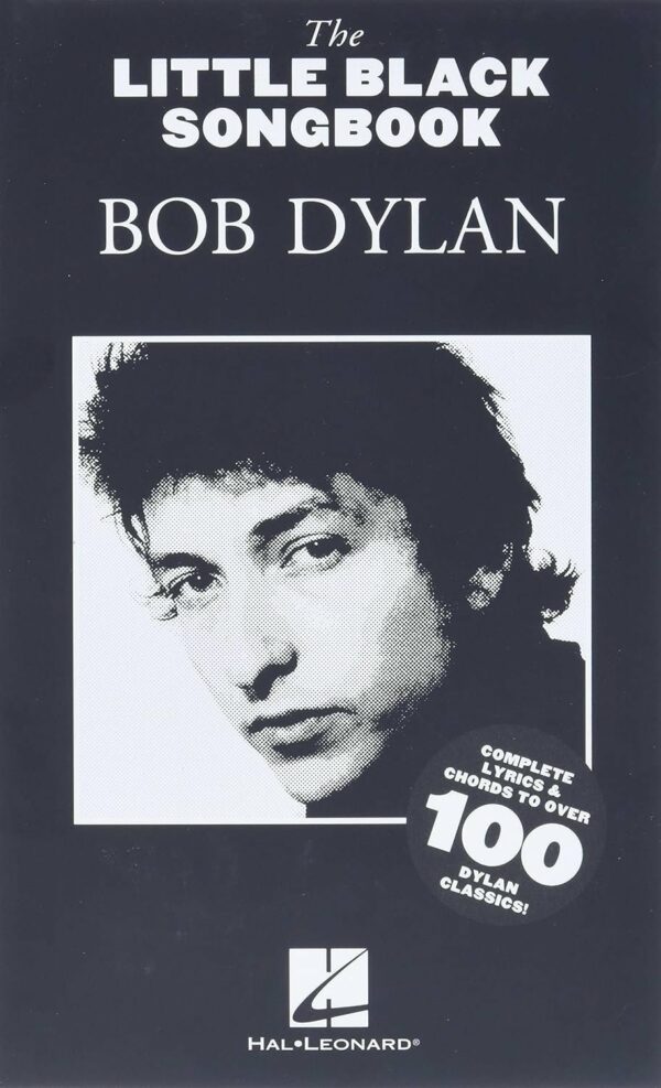 THE LITTLE BLACK SONGBOOK BOB DYLAN LIBRO RACCOLTA CANZONI