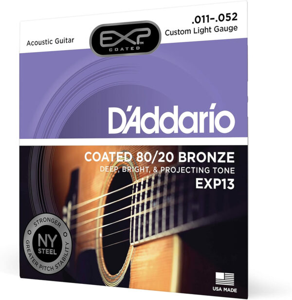 D'ADDARIO EXP13  MUTA DI CORDE PER CHITARRA ACUSTICA CORDE EXP-13
