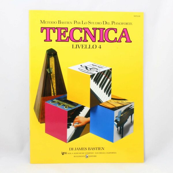 BASTIEN TECNICA LIVELLO 4 LIBRO METODO LIBRO PER PIANOFORTE