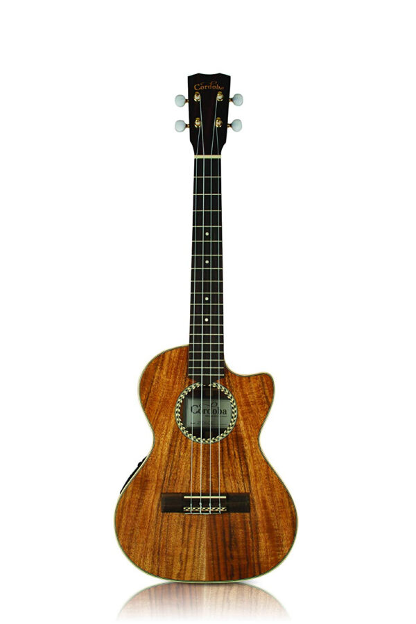 CORDOBA UK25TKC UKULELE TENORE SPALLA MANCANTE AMPLIFICATO UK-25-TK-C