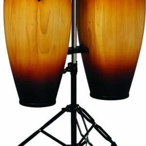 LP LATIN PERCUSSION CONGAS LP647NY-VSB 11″+12″ CONGA SET CON SUPPORTO VINTAGE SUNBURST