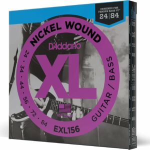 D’ADDARIO EXL156 MUTA CORDE PER CHITARRA BARITONA ELETTRICA EXL-156 24/84