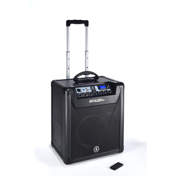 ANT IROLLER 10 CASSA AMPLIFICATA SISTAMA AUDIO PORTATILE PA A BATTERIA