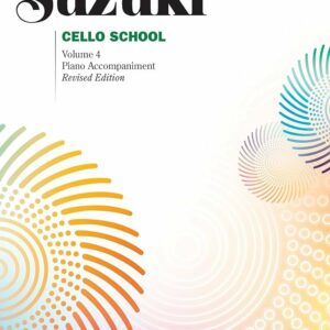 SUZUKI CELLO SCHOOL VOLUME 4 PIANO ACCOMPANIMENT LIBRO METODO PER VIOLONCELLO
