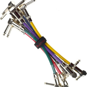 JOYO CM-11 CAVO PATCH JACK/JACK 90° CAVI 6 PZ PER PEDALINI 0,10 MT CM11