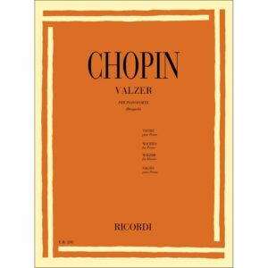CHOPIN 19 VALZER PER PIANOFORTE LIBRO METODO EDIZIONI RICORDI