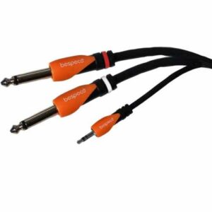 BESPECO SILOS SLYMSJ180 CAVO PROFESSIONALE 2 JACK MONO – JACK STEREO 3,5  1,8 MT SLY-MSJ-180