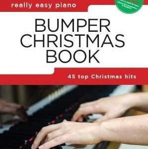REALLY EASY PIANO BUMPER CHRISTMAS BOOK LIBRO 45 CANZONI NATALIZIE