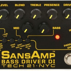 TECH 21 SANSAMP BASS DRIVER DI V2 OVERDRIVE & DI