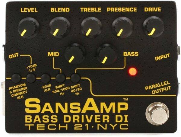 TECH 21 SANSAMP BASS DRIVER DI V2 OVERDRIVE & DI