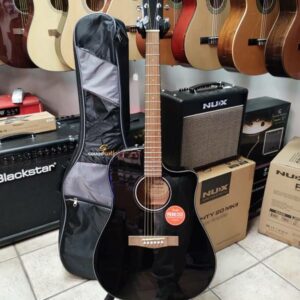Fender CD60SCE Black w/Bag 2nd – Chitarra acustica elettrificata con borsa