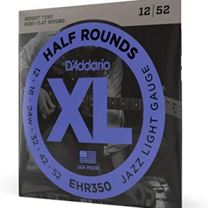 D’addario EHR350 Corde per chitarra elettrica Half Rounds 12-52