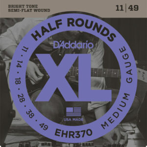 D’Addario EHR370 Corde per chitarra elettrica Half Rounds 11-49