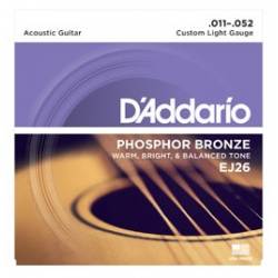 D’ADDARIO EJ26 ACOUSTIC GUITAR STRINGS SET 11-52