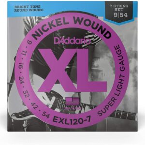 D’ADDARIO EXL120-7 ELECTRIC GUITAR STRINGS 7 STRINGS SET  09-54