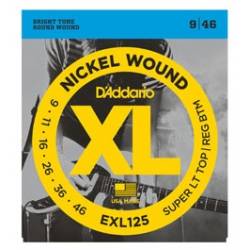 D’ADDARIO EXL125 ELECTRIC GUITAR STRINGS SET 09-46