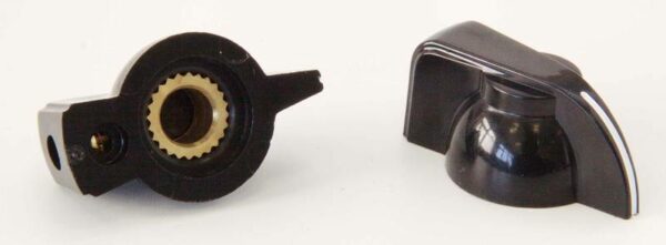 TAD FKP - Manopola in plastica per amplificatore Chicken Head - Nera