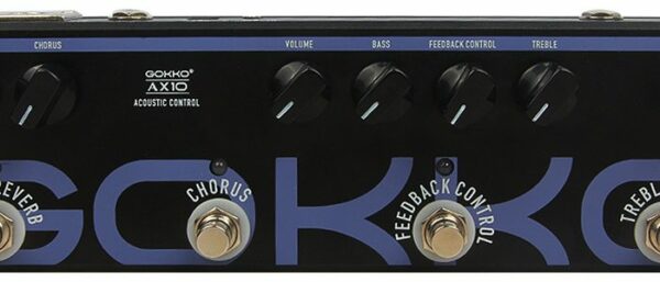 Gokko GK40 AXE AX10 - Pedaliera Multieffetto per chitarra acustica -
