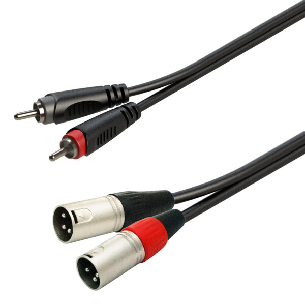 SOUNDSATION GO-LINK GL-2RCA2XM1 CAVO ADATTATORE RCA-XLR Male - 1m