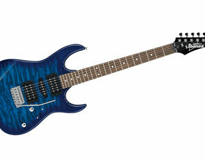 Ibanez GRX70QA-TBB GIO – Transparent Blue Burst