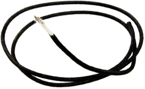 All Parts GW-0820-B23 Cavo per cablaggio coper. cotone Nero Vintage Style – 30 cm