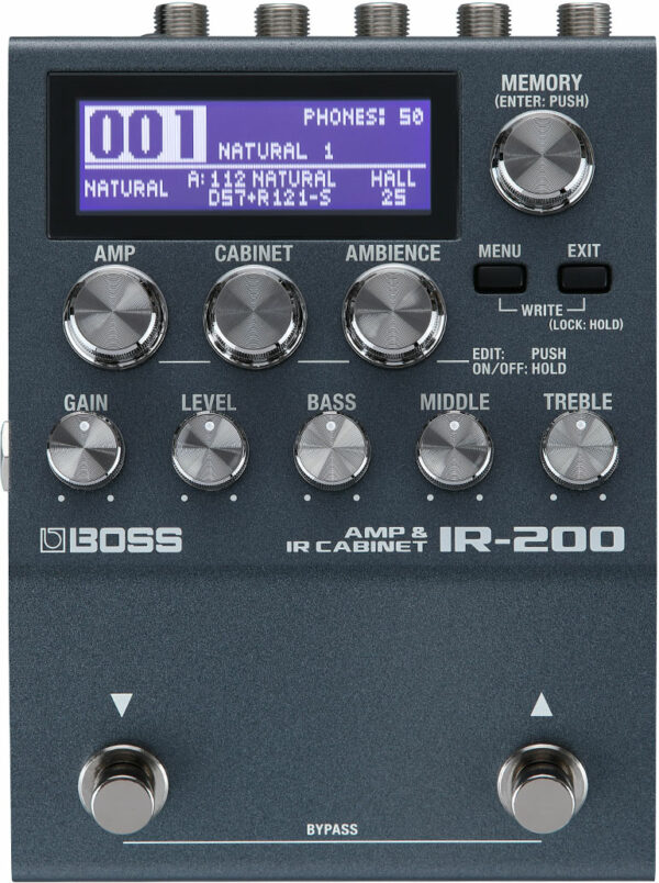 Boss IR-200 Amp Emulator and Cabinet IR Loader