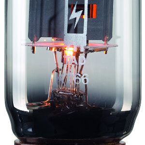 Tube Amp Doctor TAD KT66 Valvola Finale – Copertura larga in vetro e base rotonoda marrone – TAD PREMIUM Selected