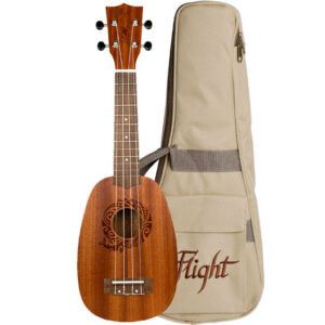 Flight NUP310 Pineapple Ukulele –  Sapele w/Bag