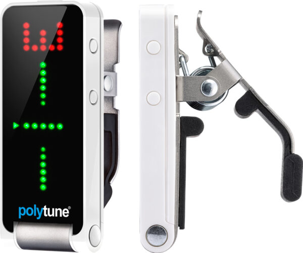 Tc Electronic Polytune Clip Tuner White