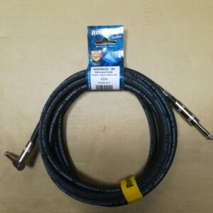 Reference RIC01BASS Black Instrument Cable Jack Jack (Angled) – 4,5 m