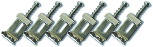 Parts Planet S6110 Set 6 selle Vintage per ponti tremolo tipo Strato - Nickel
