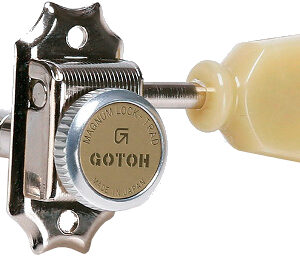 Gotoh SD90NSLMGTL3R3 Serie MG-T Set di Meccaniche Autobloccanti L3+R3 Palettina tipo Tulipano P/Loid #SL – Nickel –