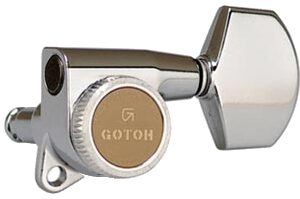 Gotoh Set di Meccaniche Autobloccanti L3+R3 Palettina tipo Ibanez #01 – Cromate – Serie MG-T