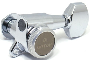 Gotoh SG381C07MGTL6 Set di Meccaniche Autobloccanti L6 Palettina tipo Ibanez #07 – Cromate –  Serie MG-T