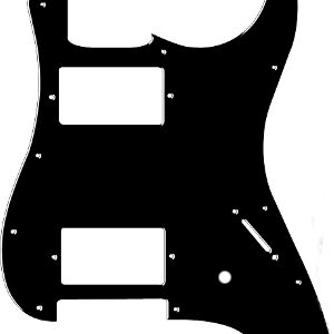 Parts Planet ST301 BWB Battipenna per chitarra elettrica tipo Strato HH – Nero