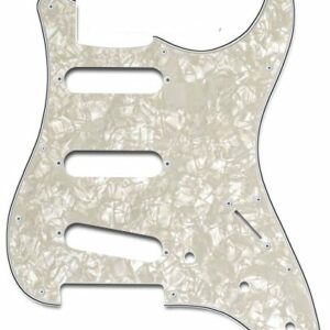 Parts Planet ST62 PWH Battipenna per chitarra elettrica tipo Strato – Madreperla Bianco