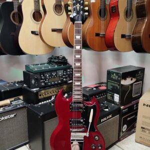 Vintage VS6V Reissued Vibrola Tailpiece Cherry Red 2nd – SG Style