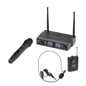SOUNDSATION WF-D290HP MKII RADIOMICROFONO DIGITALE DOPPIO UHF 1TX MANO + HEADSET