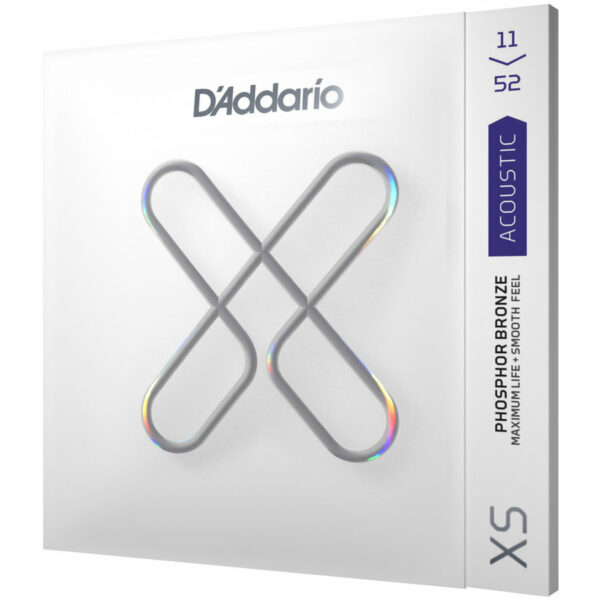 D'ADDARIO XSAPB1152 ACOUSTIC GUITAR STRINGS SET  PHOSPHOR BRONZE 11-52