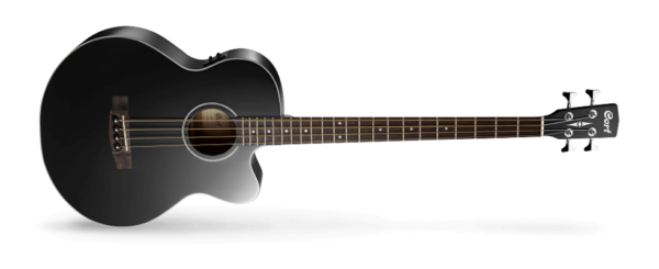 CORT AB850F BLACK BASSO ACUSTICO CUTAWAY ELETTRIFICATO CON CUSTODIA  AB-850-F